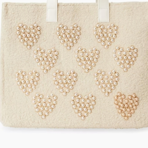 NWT BTB Los AngelesTeddy Be Mine Tote - Picture 4 of 13